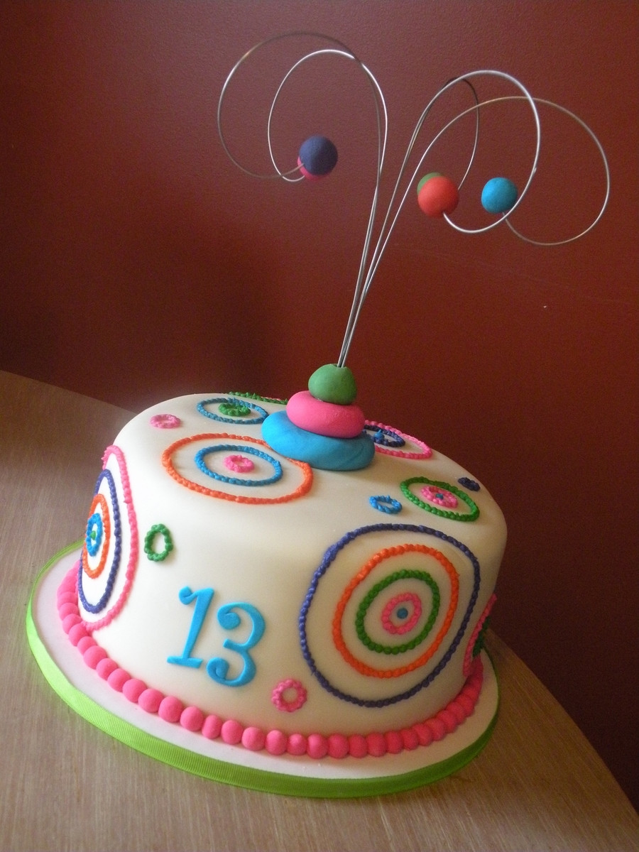 13th Birthday Cake Ideas
 Funky 13Th Birthday CakeCentral