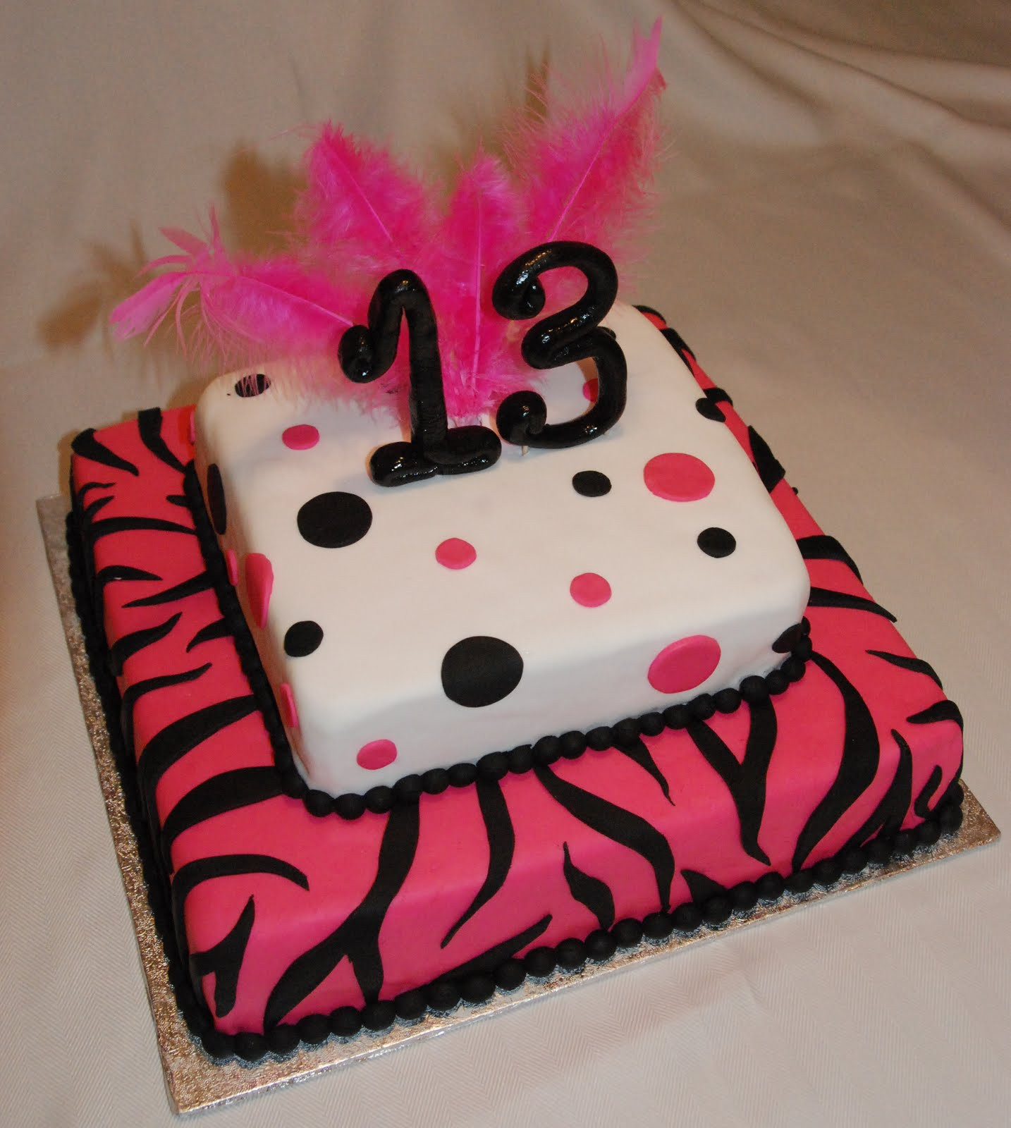 13th Birthday Cake Ideas
 Cake Creations by Trish 13th Birthday Cake