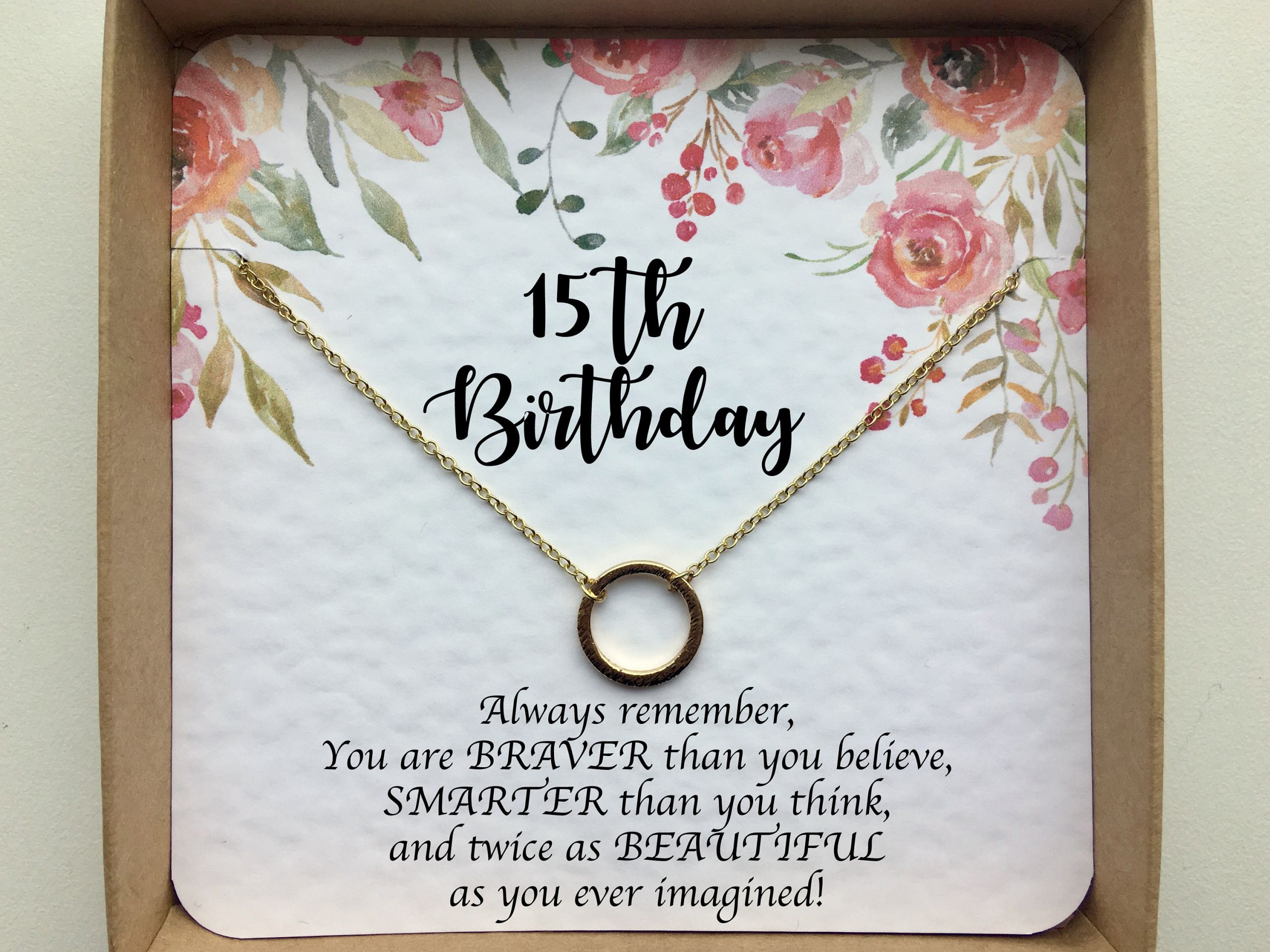 15Th Birthday Gift Ideas
 15th birthday ts for her 15th birthday girl 15th