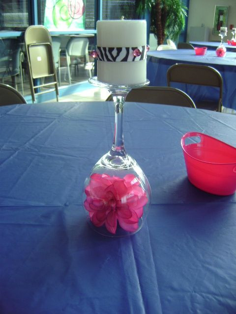 16th Birthday Party Decorations
 Centerpiece I did for my Daughters 16th Birthday party