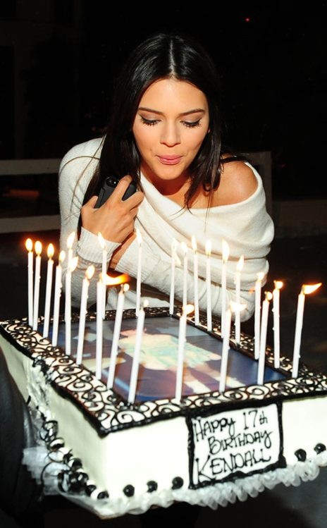 17th Birthday Party Ideas
 Make a Wish from Kendall Jenner s 17th Birthday Party