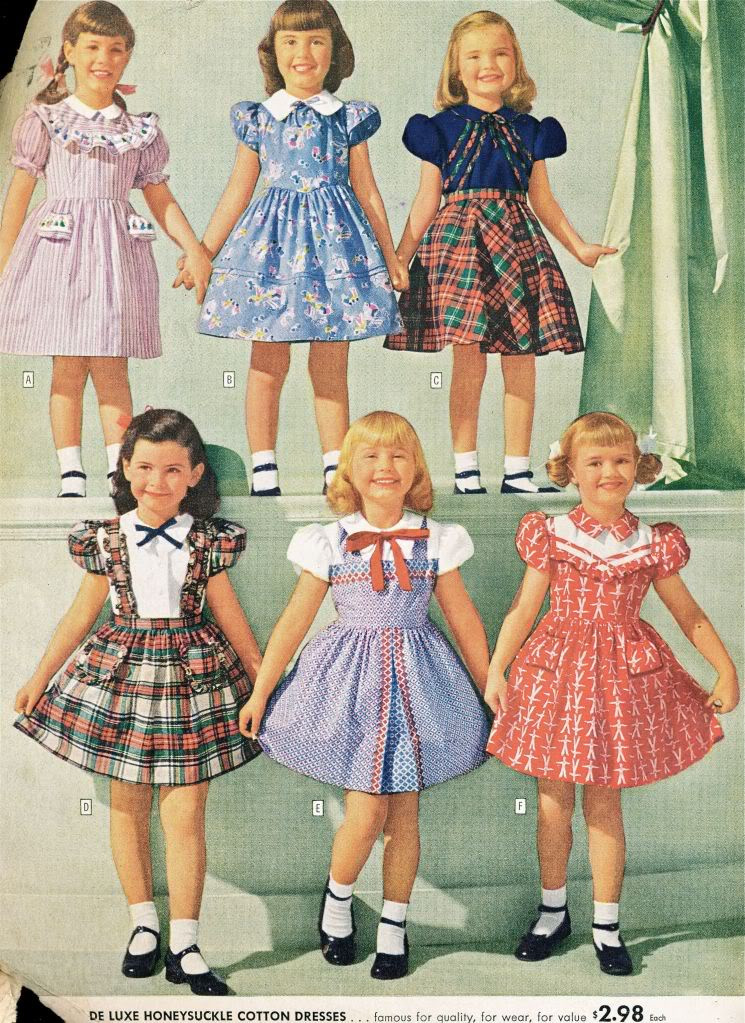 1940S Kids Fashion
 The Dressed Up Cottage Hankie Panky