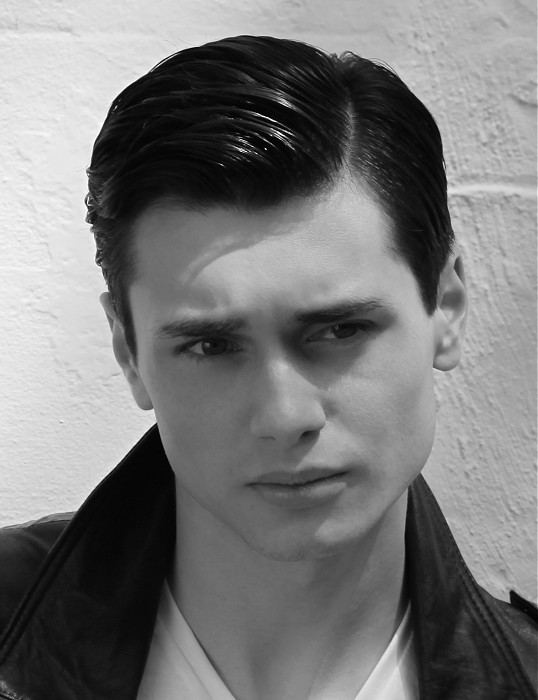 1950 Mens Hairstyles
 A Short black hairstyle From the Teddy Boys Collection by