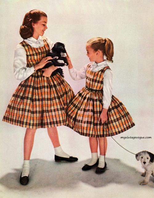 1950S Fashion Kids
 1957 Girls Dresses My mom sewed all our dresses My