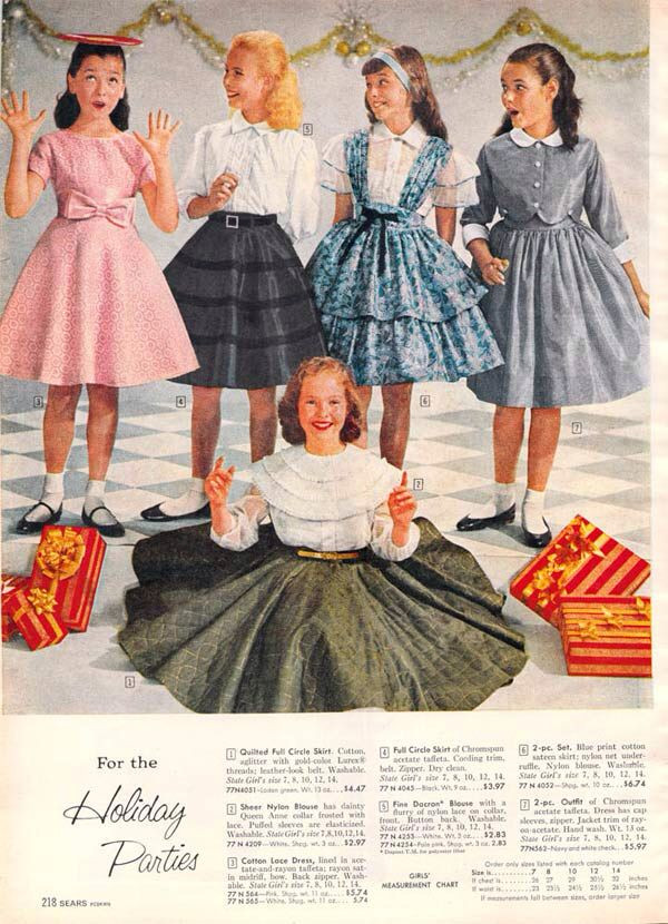1950S Fashion Kids
 Vintage dresses ideas for little girls from the 1950s