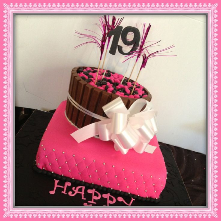 19th Birthday Party Ideas
 Fun 19th Birthday cake Kit Kit cake
