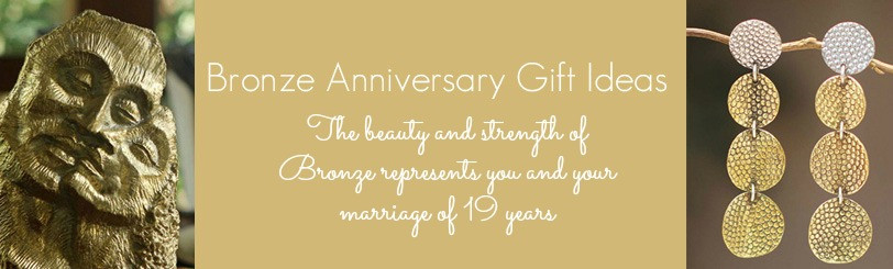 19Th Wedding Anniversary Gift Ideas
 19th Wedding Anniversary Gift Ideas In Bronze & Aquamarine