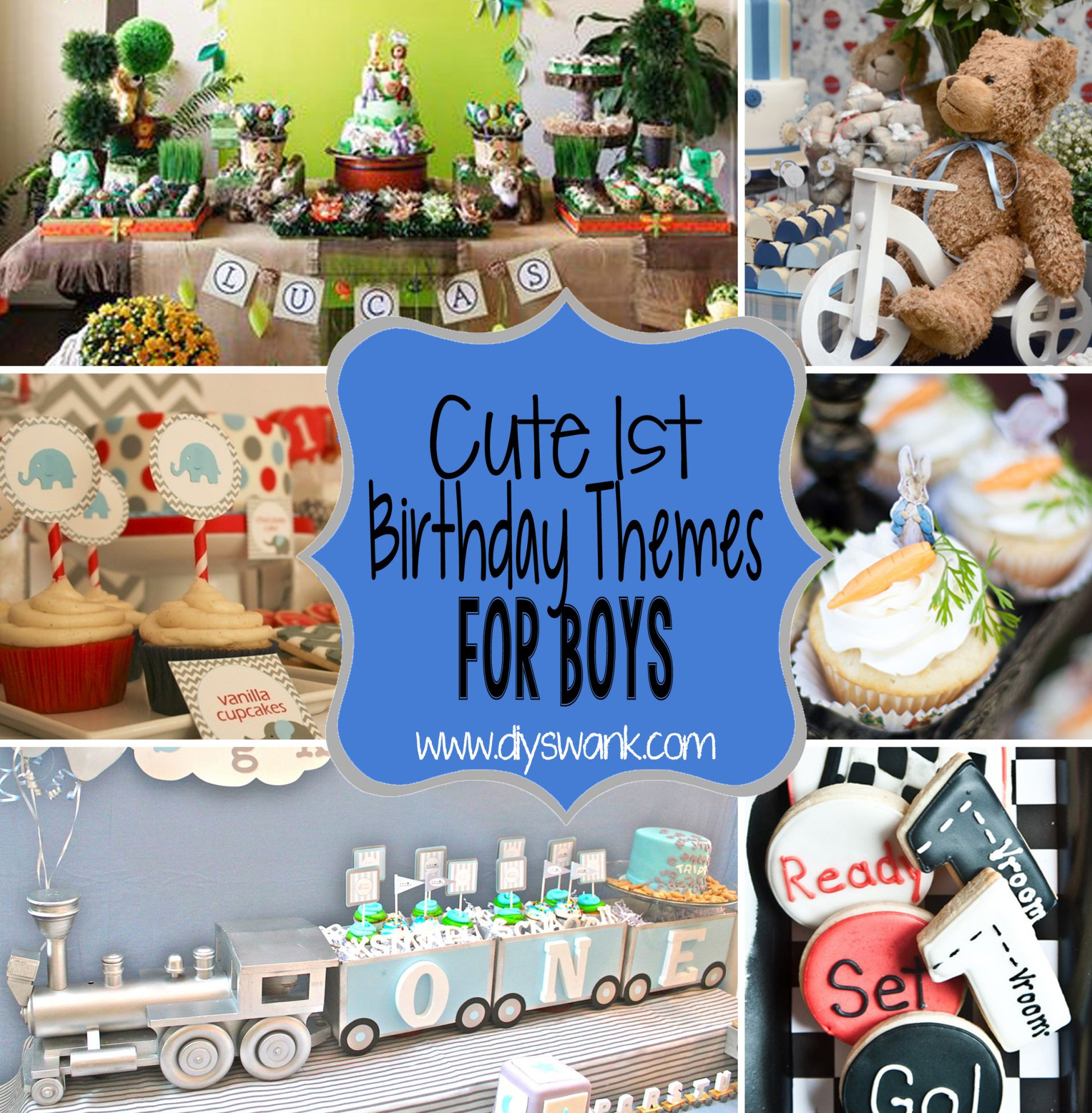 1St Birthday Party Themes For Baby Boy
 Cute Boy 1st Birthday Party Themes