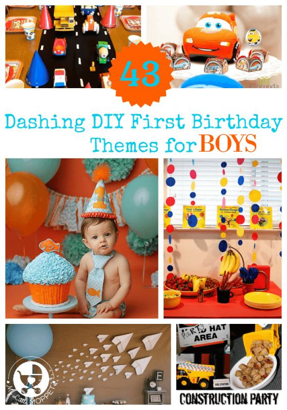 1St Birthday Party Themes For Baby Boy
 43 Dashing DIY Boy First Birthday Themes
