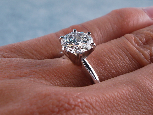 2 Ct Diamond Engagement Ring
 2 03 CT ROUND CUT DIAMOND SOLITAIRE ENGAGEMENT RING