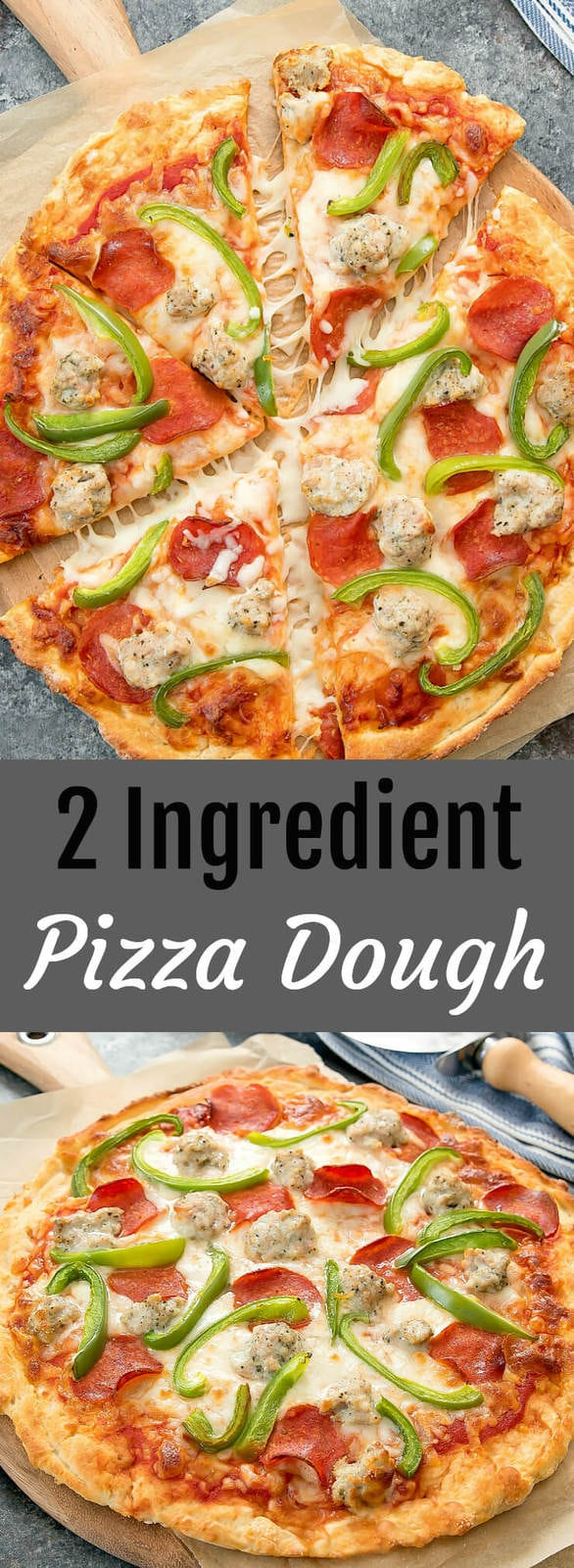 2 Ingredient Dough Pizza
 2 Ingre nt Pizza Dough Kirbie s Cravings