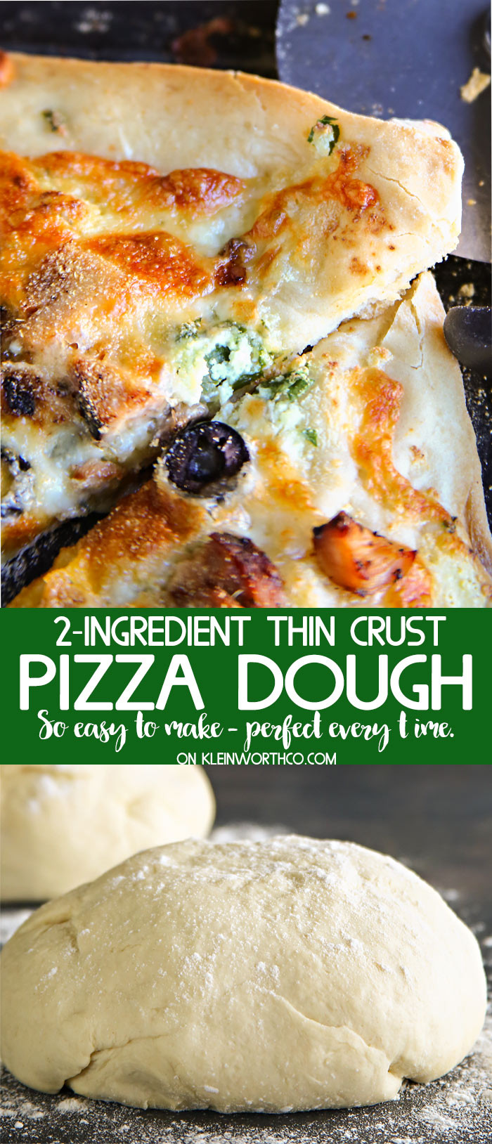 2 Ingredient Dough Pizza
 Easy 2 Ingre nt Pizza Dough Kleinworth & Co
