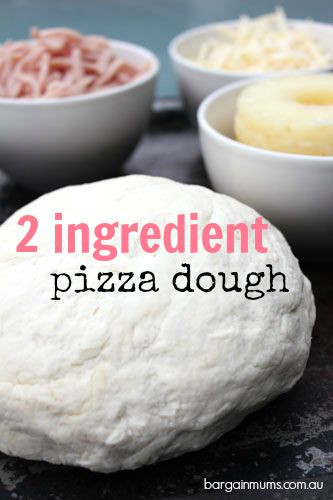 2 Ingredient Dough Pizza
 19 Easy 2 ingre nt recipes Bargain Mums