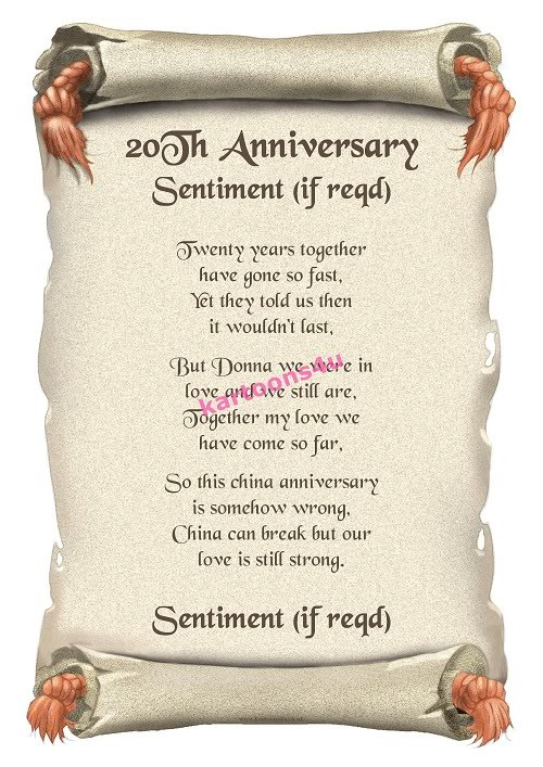 20 Year Work Anniversary Quotes
 20th Year Wedding Anniversary Quotes QuotesGram