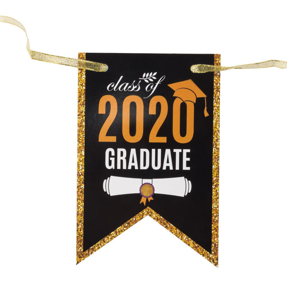2020 Graduation Party Ideas Backyard
 2020 Congrats Grad Graduation Party Garland Banner