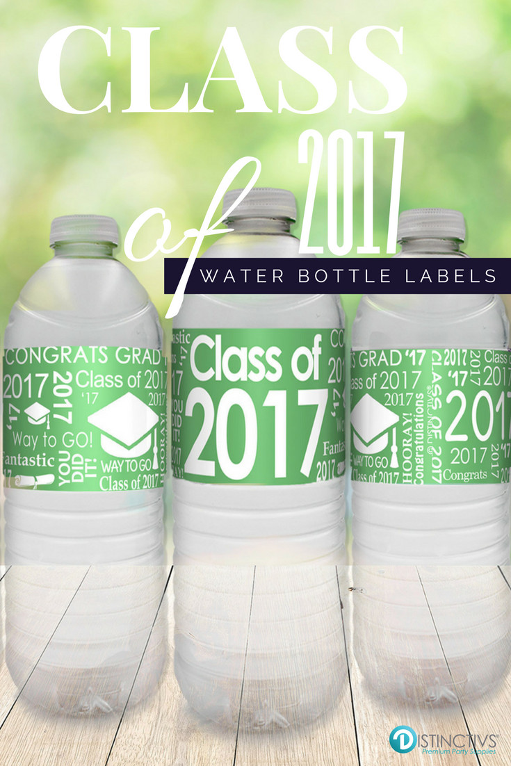 2020 Graduation Party Ideas Backyard
 Class of 2020 Graduation Water Bottle Labels 24 Stickers