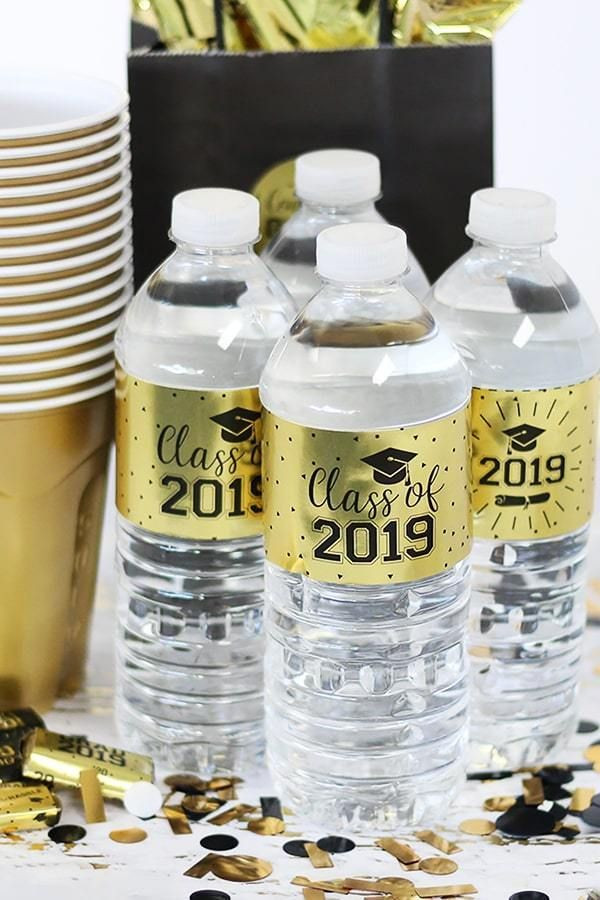 2020 Graduation Party Ideas Backyard
 Class of 2020 Graduation Water Bottle Labels 24 Stickers