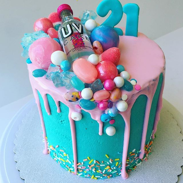 21 Birthday Cake Ideas
 Every 21st birthday should e with a cake shot