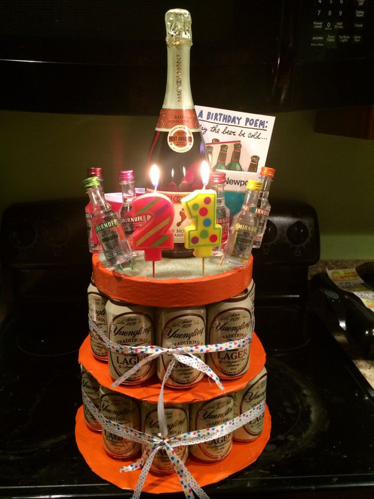 21st Birthday Cake Ideas For Him
 My 21st "birthday cake" for him
