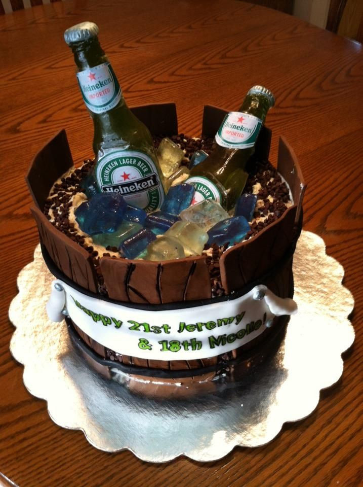 21st Birthday Cake Ideas For Him
 Beer Birthday Cake Cakes