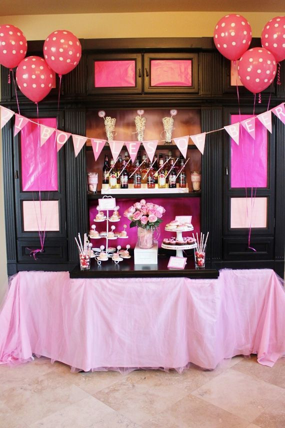 21St Birthday Party Ideas At Home
 21 Pink Bottles of Beer on the Wall
