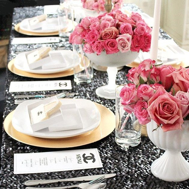 21St Birthday Party Ideas At Home
 Chanel Themed 21st birthday party Guest Feature
