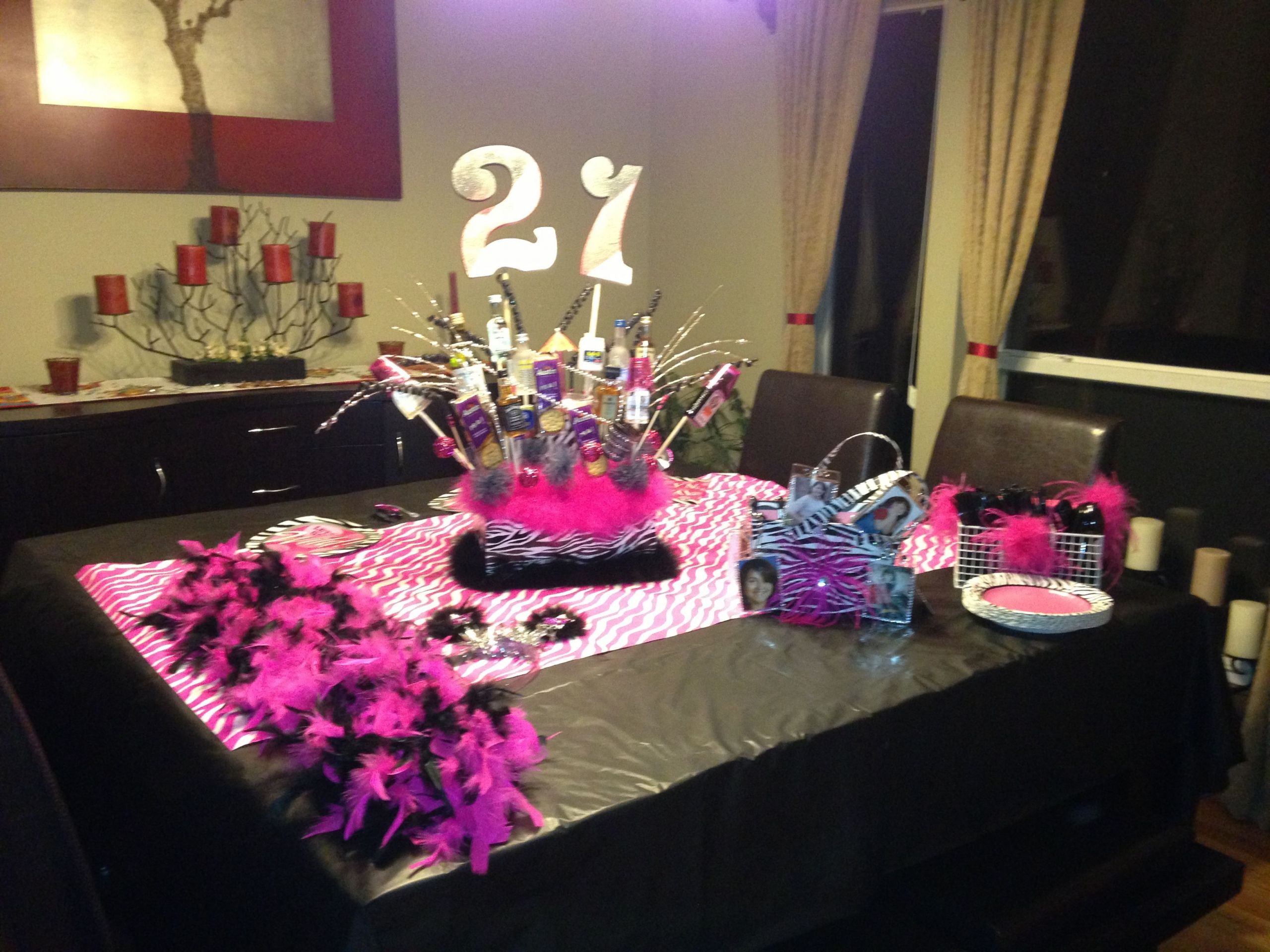 21st Birthday Party Themes
 21st Birthday Party Table Setup
