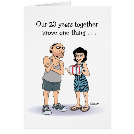 23 Year Anniversary Gift Ideas
 23rd Wedding Anniversary Card Love