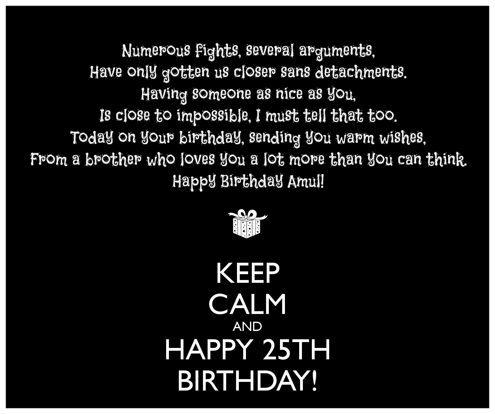 25 Birthday Quotes
 25th Birthday Quotes And Sayings QuotesGram