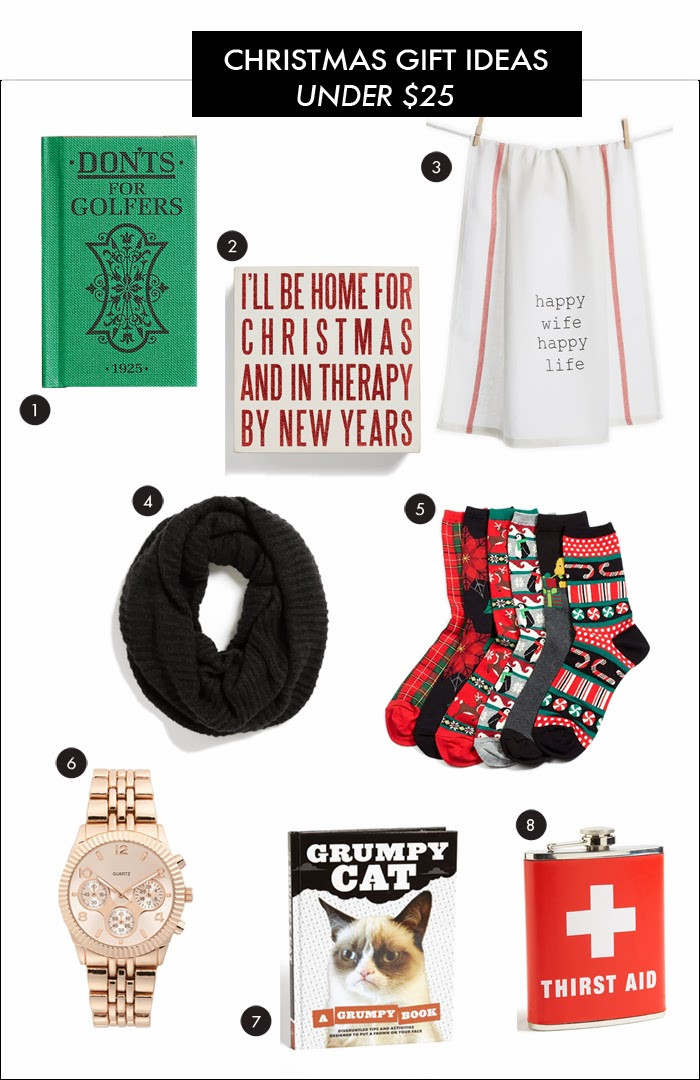 $25 Christmas Gift Exchange Ideas
 Daily Style Finds Finds & Deals Christmas Gifts Under $25