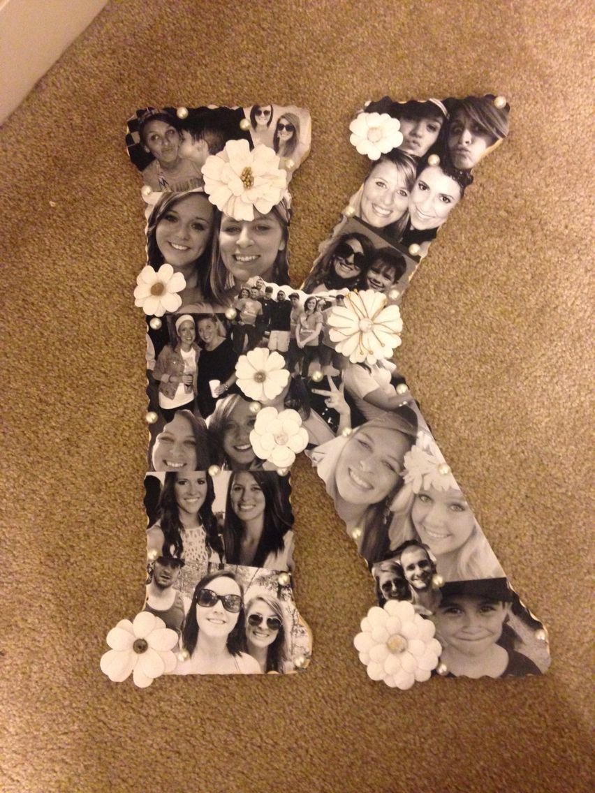 25Th Birthday Gift Ideas For Her
 Picture collage on initial I have this to my best friend