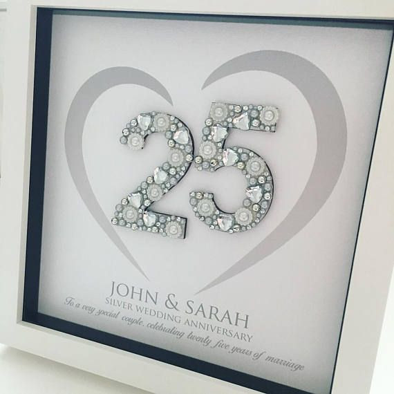 25Th Wedding Anniversary Gift Ideas For Friends
 Silver Wedding Anniversary Gift 25th Anniversary Gift