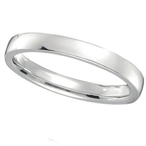 2mm Platinum Wedding Band
 2mm Wedding Ring Plain Band fort Fit Platinum Womens by