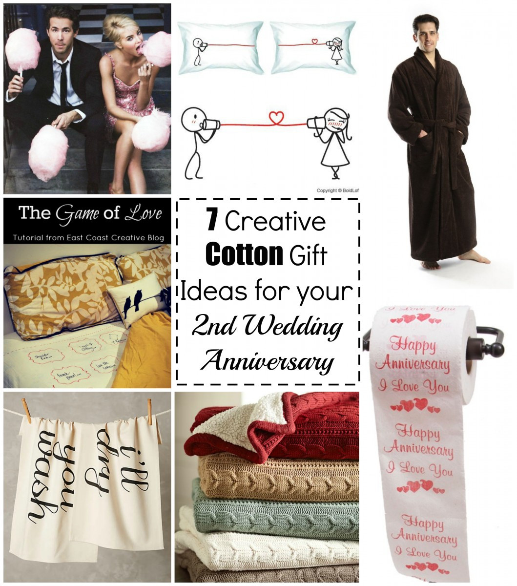 2Nd Wedding Gift Ideas
 7 Cotton Gift Ideas for your 2nd Wedding Anniversary