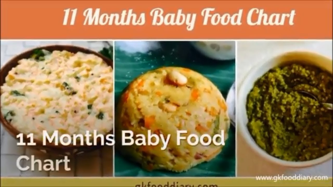 3 Months Baby Food Recipe
 11 Months Baby Food Chart