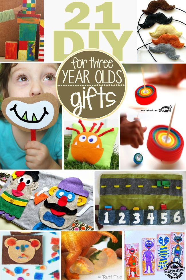3 Year Old Boy Birthday Gift Ideas
 21 Homemade Gifts for 3 Year Olds