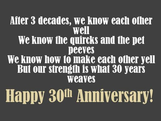 30 Year Anniversary Quotes
 30 Year Work Anniversary Quotes QuotesGram