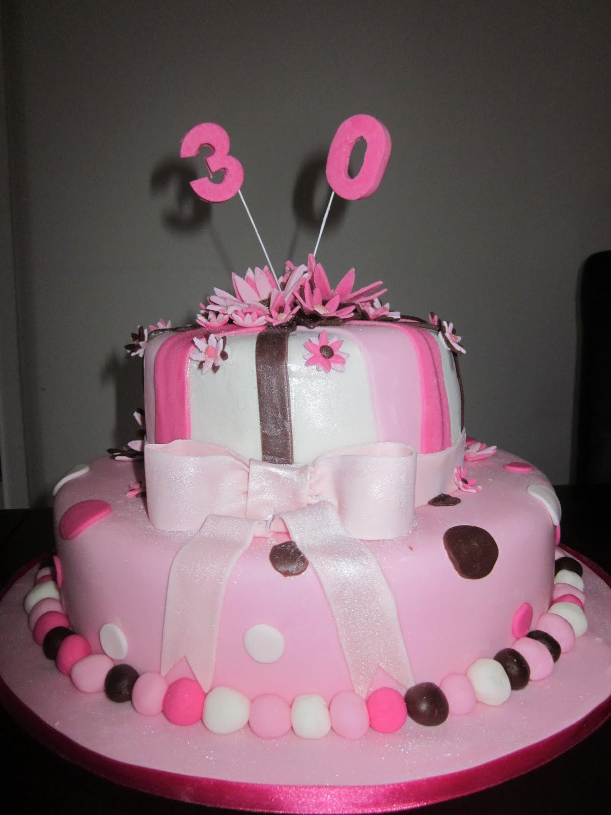 30th Birthday Cake
 Deb s Cakes and Cupcakes Females 30th Birthday Cake