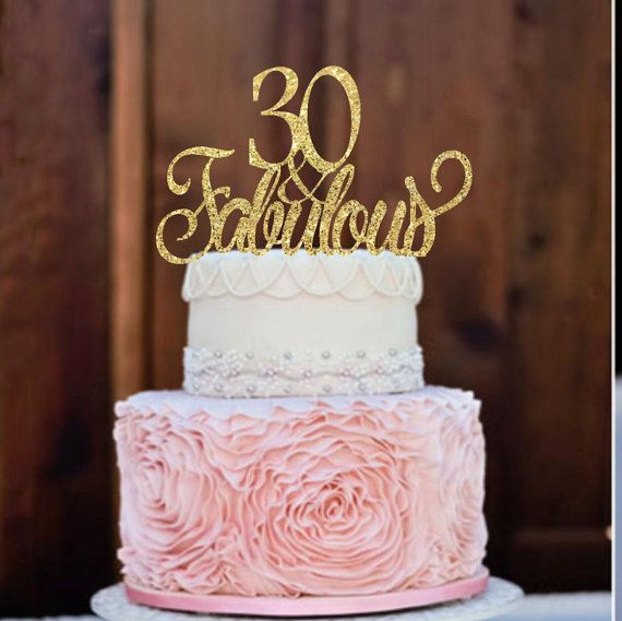 30th Birthday Cake Ideas
 30th Birthday Cakes Inspirations for the Fabulous You
