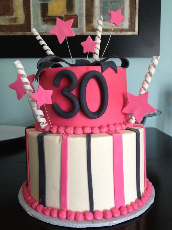 30th Birthday Cake Ideas
 30th birthday cake random Pinterest