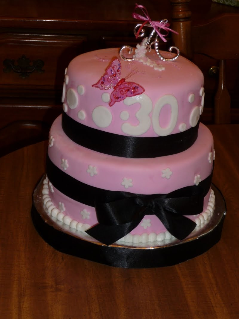 30th Birthday Cake
 Icing Top Cakes for Every Occasion Pretty in Pink