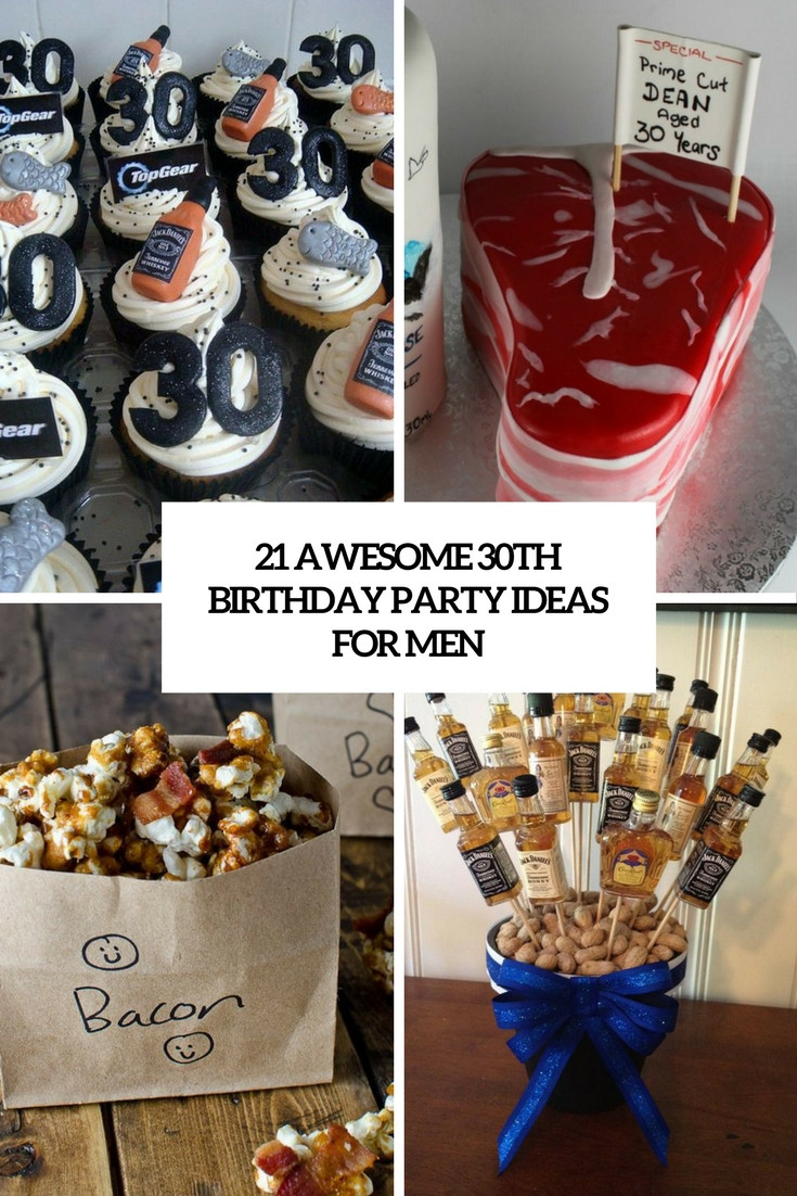 30th Birthday Decorations For Men
 21 Awesome 30th Birthday Party Ideas For Men Shelterness