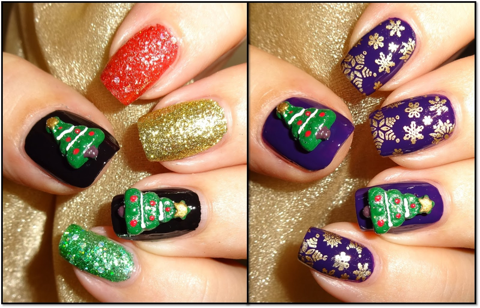 3d Christmas Nail Art
 Wendy s Delights 3D Nail Art Christmas Trees from