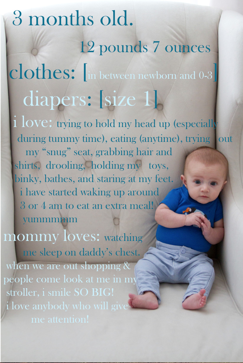 4 Months Old Baby Quotes
 What a cute idea for monthly pictures In my case every