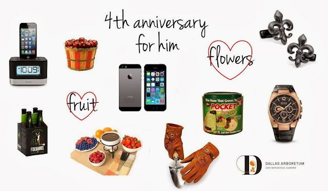 4Th Anniversary Gift Ideas For Him
 4th anniversary t ideas for husband