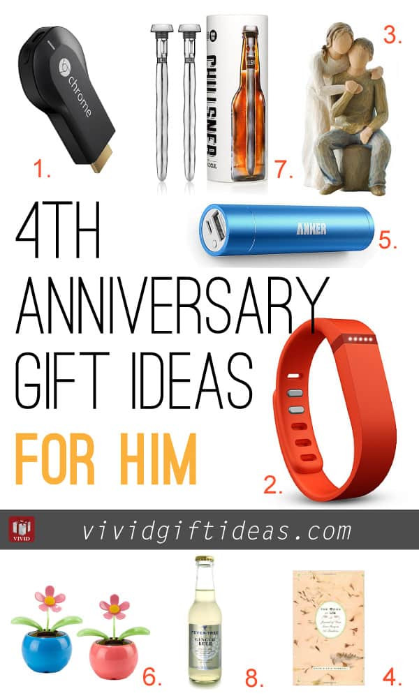 4Th Anniversary Gift Ideas For Him
 4th Wedding Anniversary Gift Ideas Vivid s