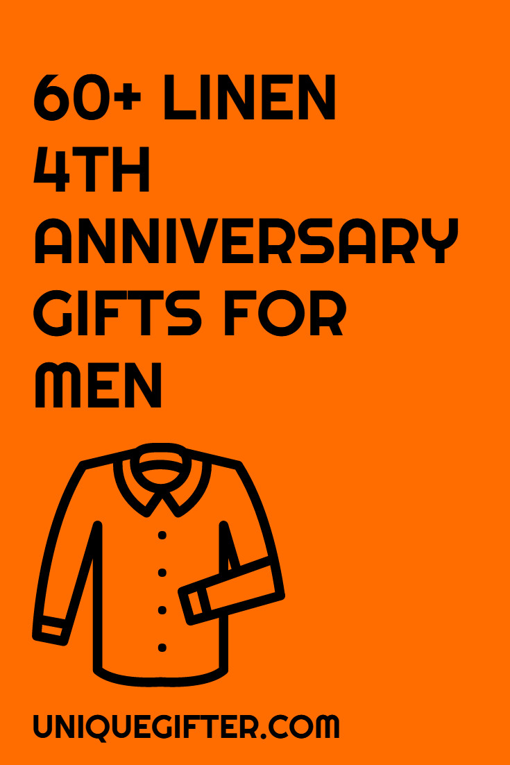 4Th Anniversary Gift Ideas For Him
 60 Linen 4th Anniversary Gifts for Men Unique Gifter