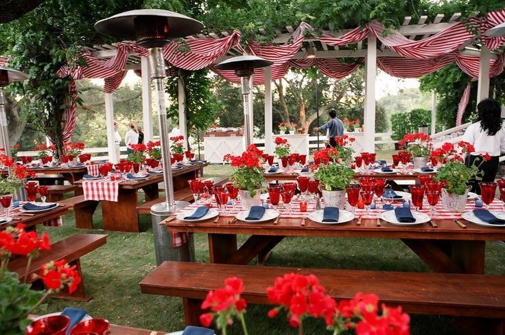 4Th Of July Backyard Party Ideas
 Backyard Grilling tablescape for Memorial Day and or the
