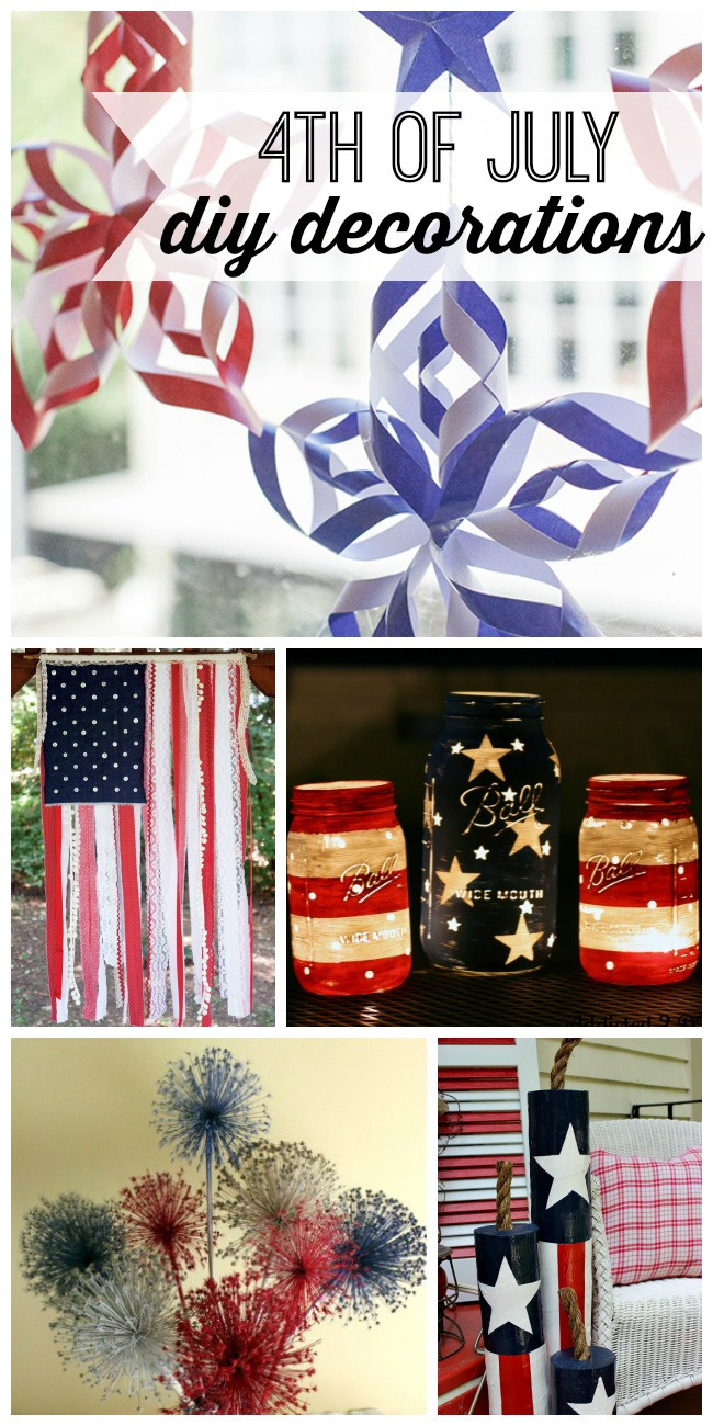 4th Of July Decorations Diy
 DIY 4th of July Decorations My Life and Kids