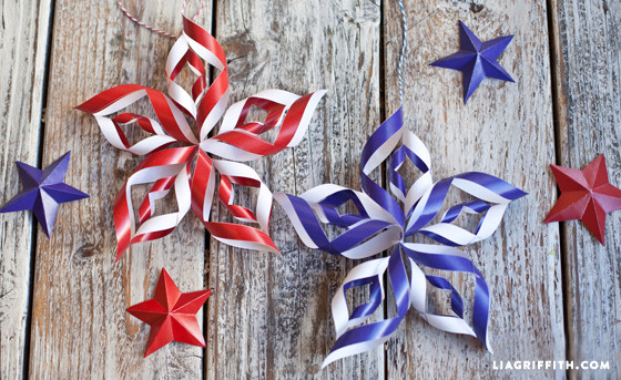 4th Of July Decorations Diy
 DIY Paper Stars for Fourth of July
